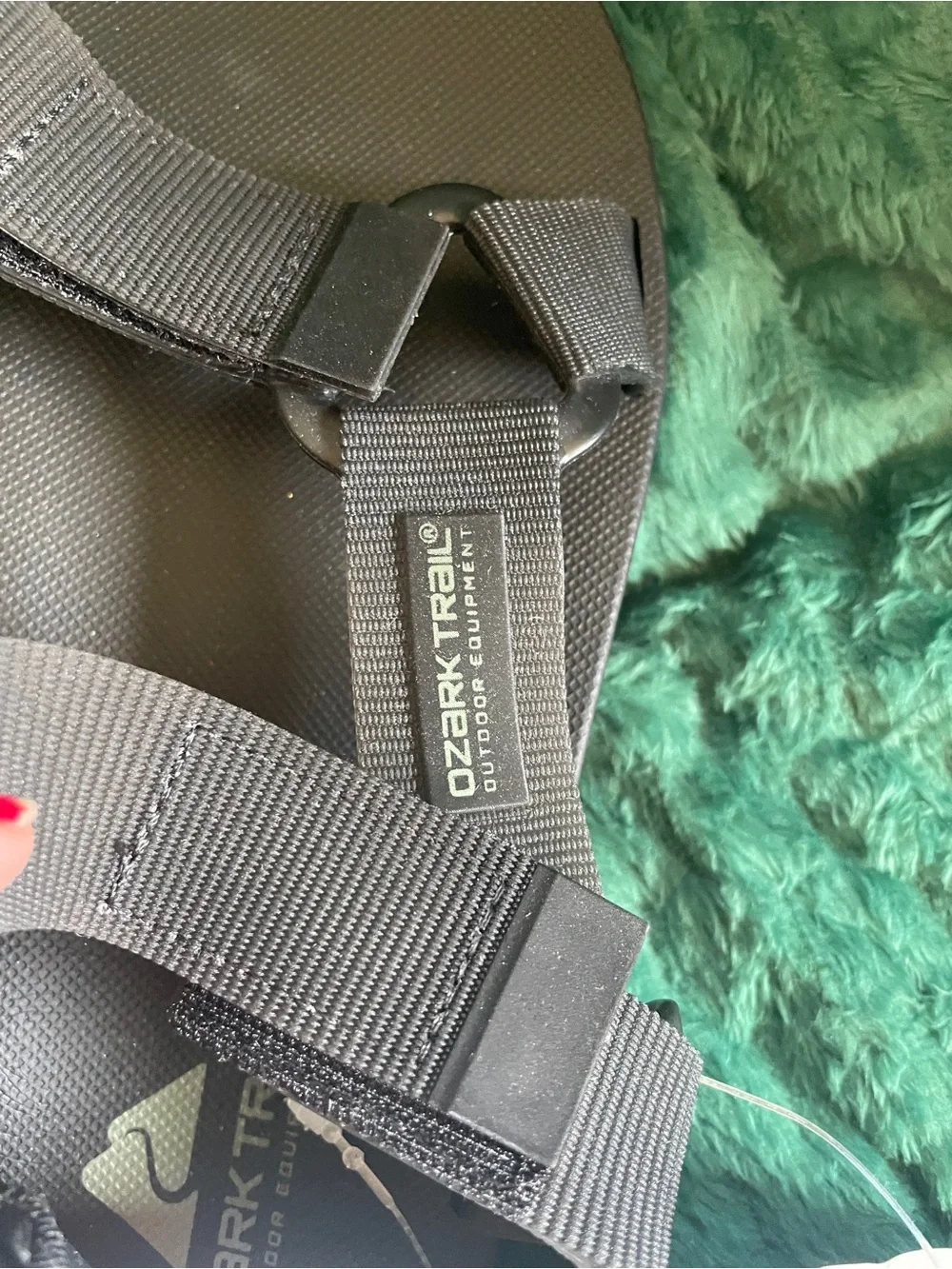 Ozark Trail Men's Black Adjustable Webbing Sandals size 11